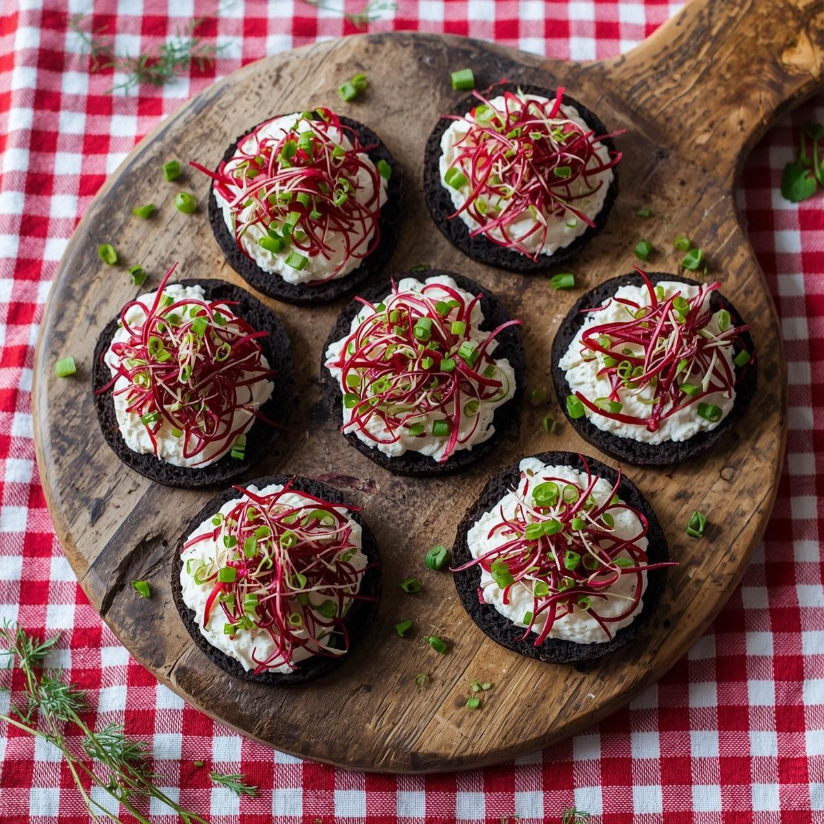 Pumpernickeltaler Frischkäse