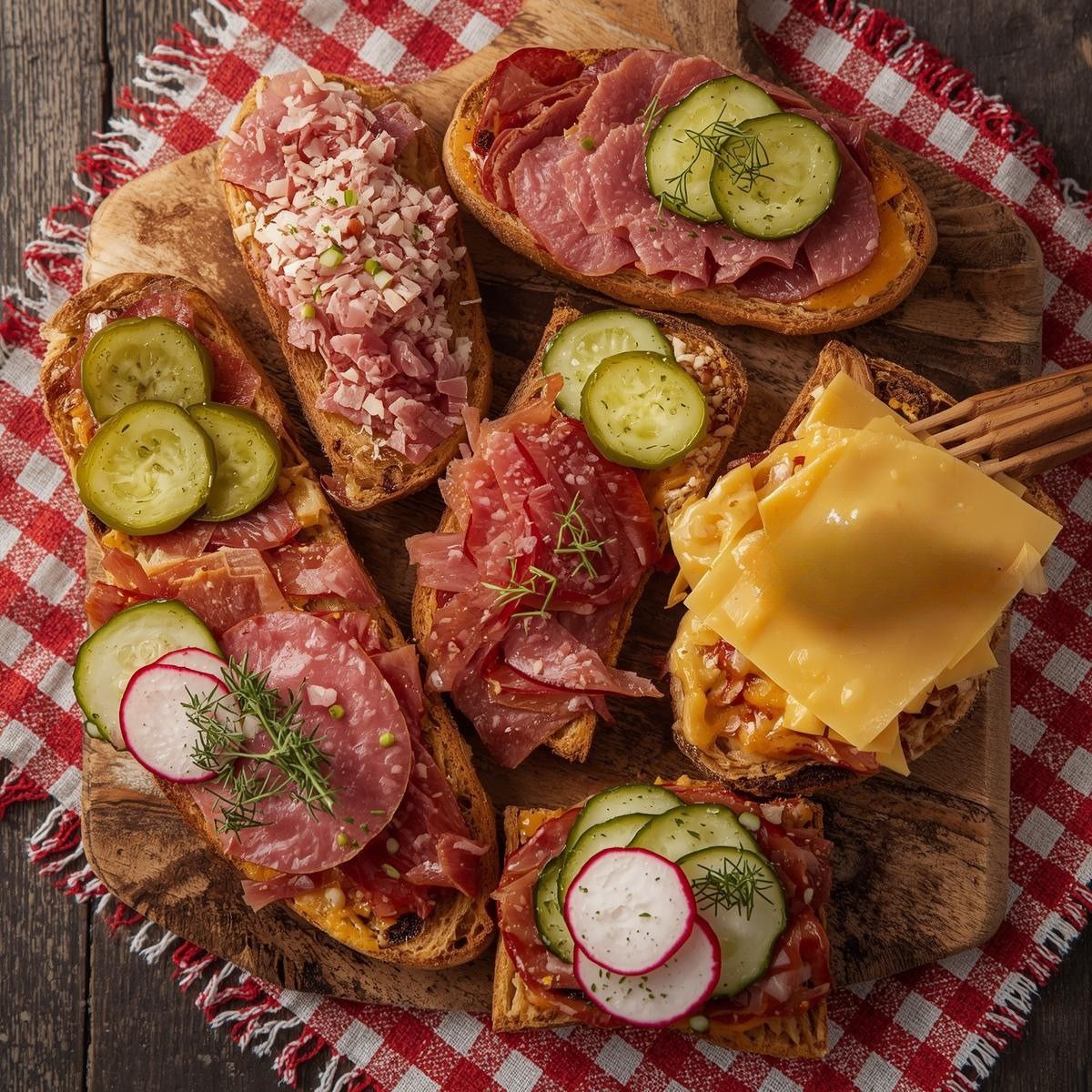 Deftiger Stullenteller