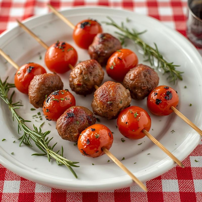 Bulettenspieß mediteran