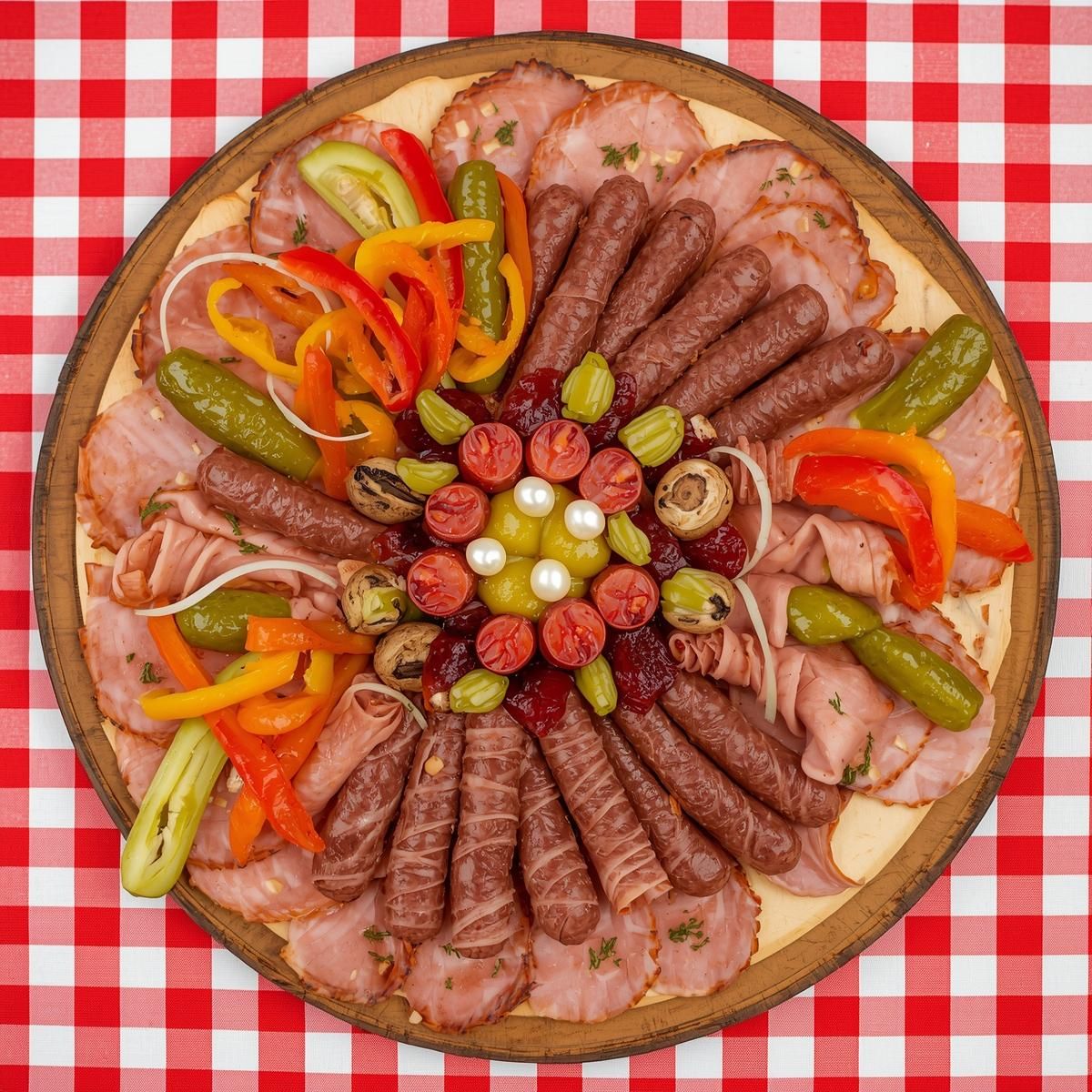 Aufschnittplatte für 10 Personen