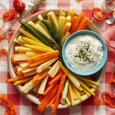 Rohkost Gemüsesticks mit Dip 3kg