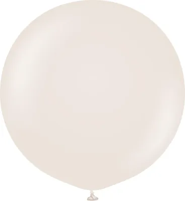 Kalisan Latex Balloons Retro White Sand 24in - 2 pieces