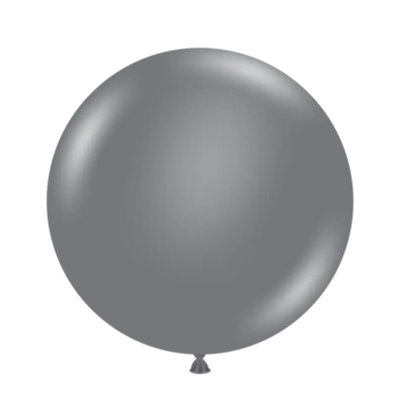 Tuftex Balloons Gray Smoke 17in - 50 pieces