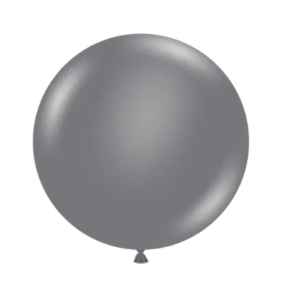 Tuftex Balloons Gray Smoke 17in - 50 pieces