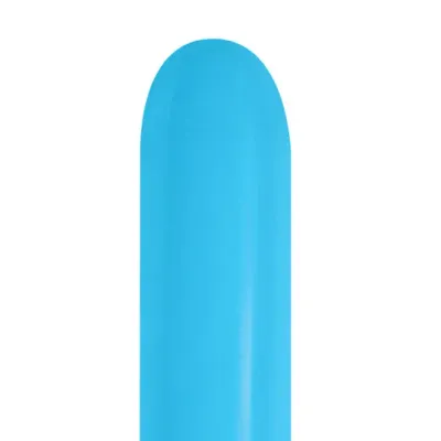 Sempertex Entertainer Latex Balloons Fashion Blue Twisting Nozzle Up 260 - 50 pieces