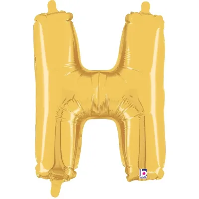 Gold Letter H 14"