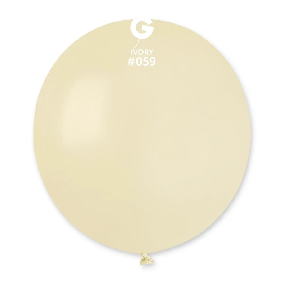 Standard Ivory #059 19 in - 25 pieces