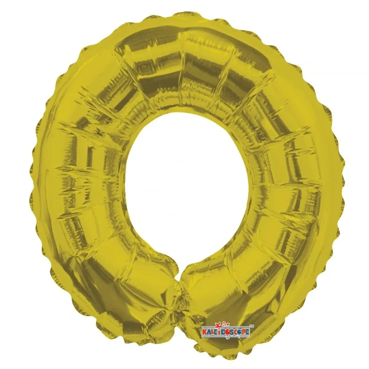 Foil Balloon Number 0 Gold 14in