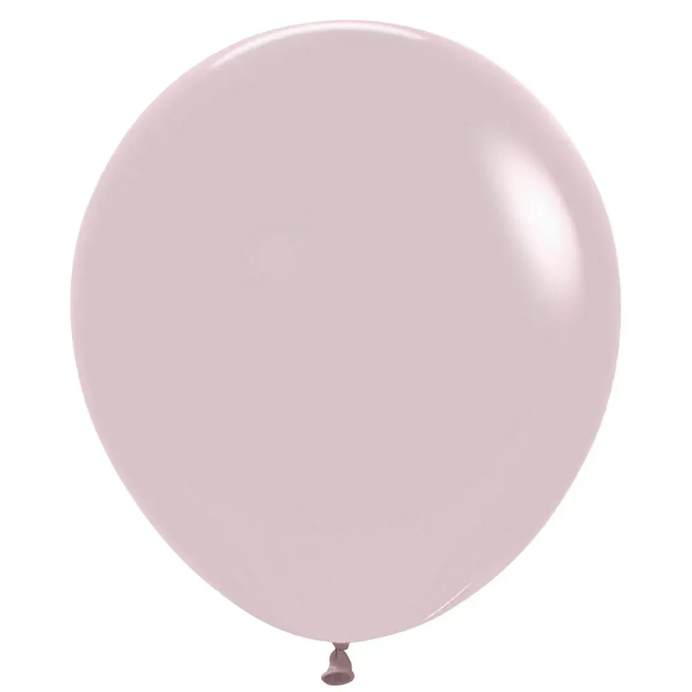 Sempertex Latex Balloons Pastel Dusk Rose 18in - 25 pieces