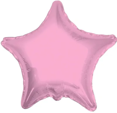 Foil Balloon Star Baby Pink 18in