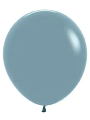 Sempertex Latex Balloons Pastel Dusk Blue 18in - 25 pieces