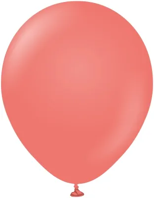 Kalisan Latex Balloons Standard Coral 12in - 100pieces