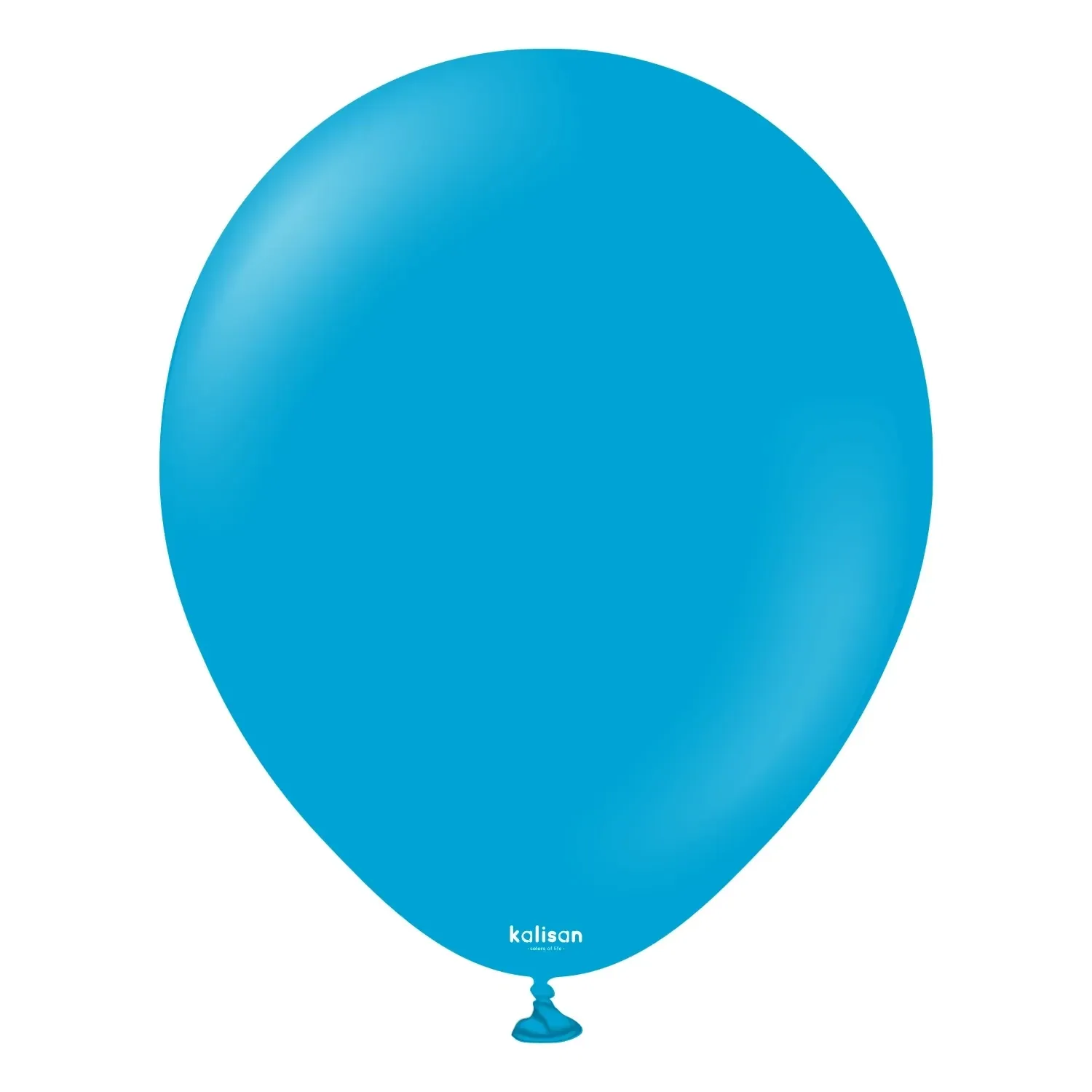 Kalisan Latex Balloons Standard Caribbean Blue 12in - 100 pieces