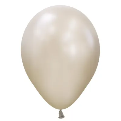 Sempertex Latex Balloons Silk Cream Pearl 11in - 50 pieces