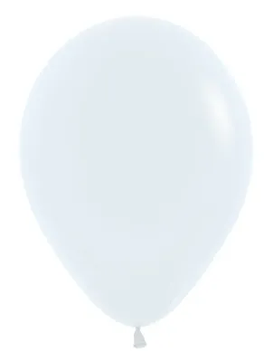 Sempertex Latex Balloons Fashion White 11in- 100 pieces