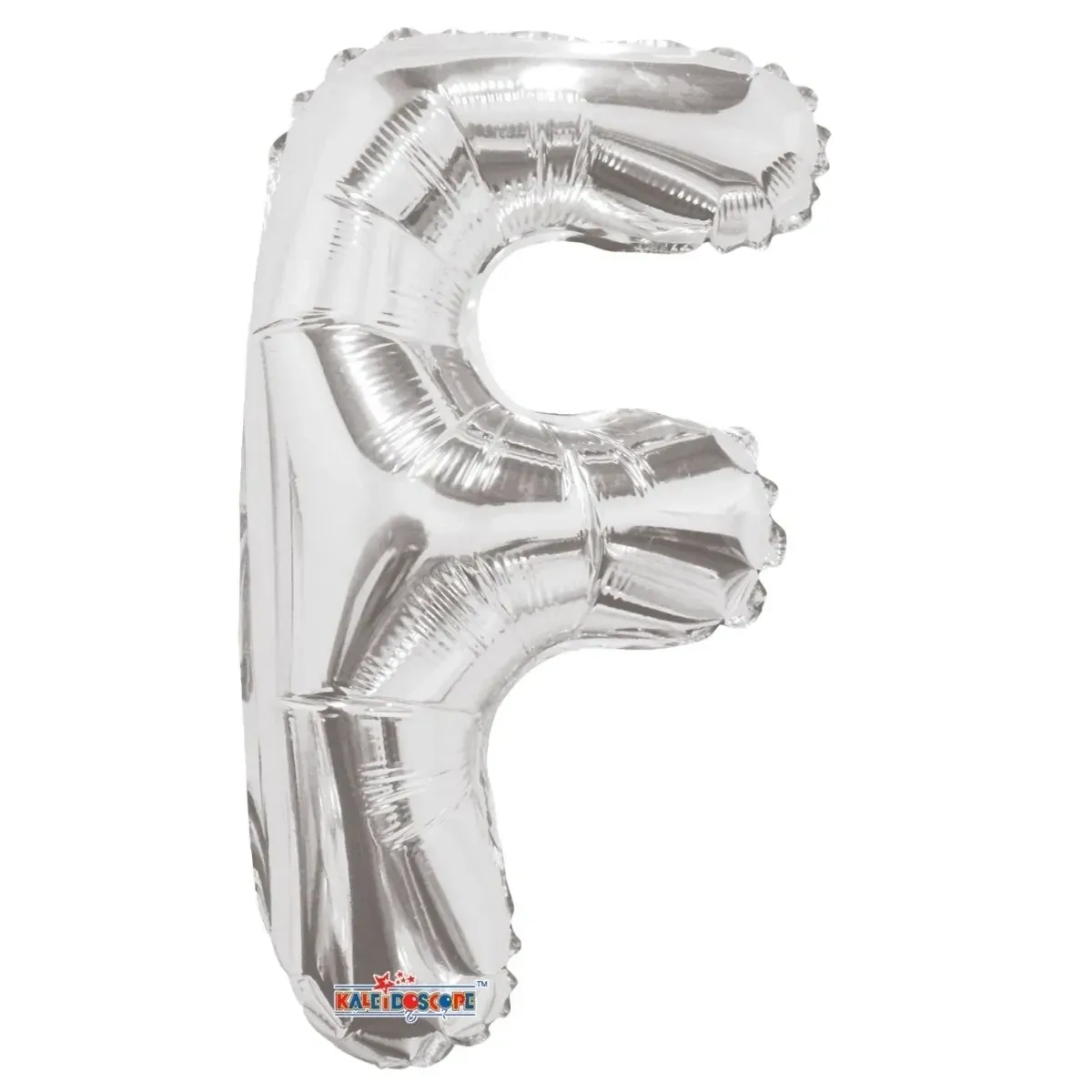 Foil Balloon Letter F Silver 14in