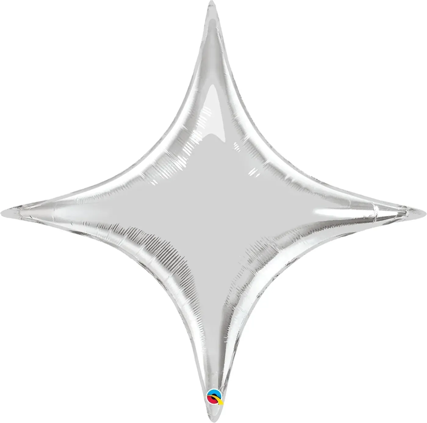 Foil Balloon Starpoint Silver 20in