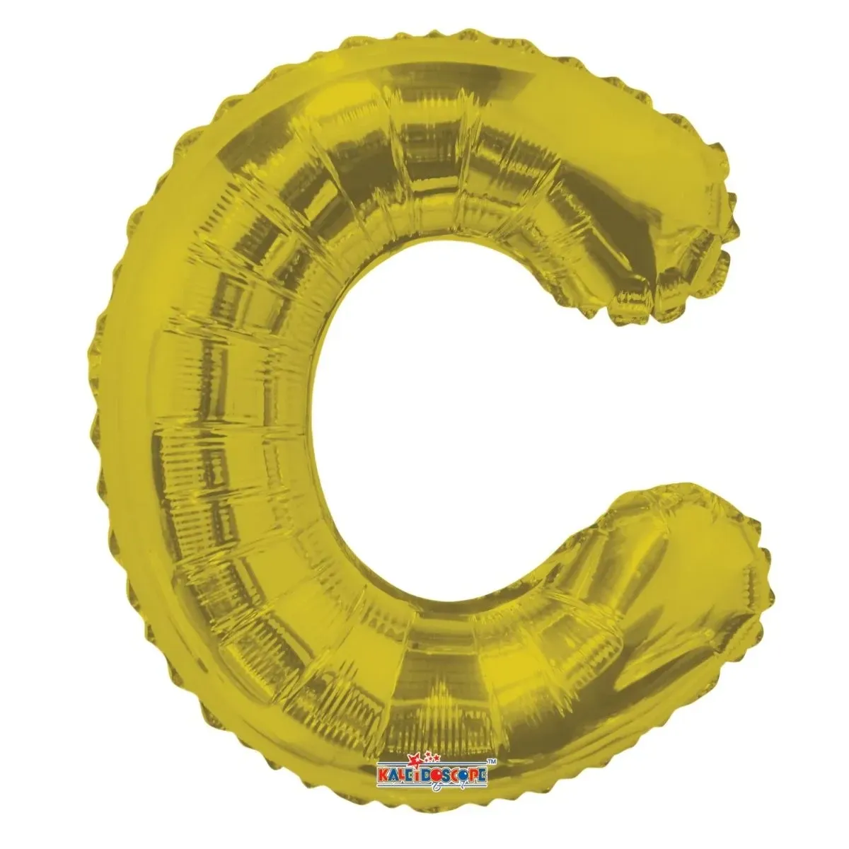Foil Balloon Letter C Gold 14in