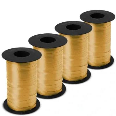 Gold Curling Ribbon 3/16in X 500yd