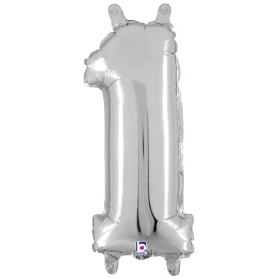 Silver Number 1 14"