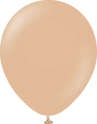 Kalisan Latex Balloons Standard Desert Sand 12in - 50 pieces