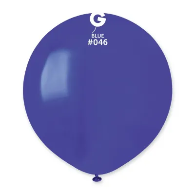 Gemar Latex Balloons Standard Blue #046 19in - 25 pieces