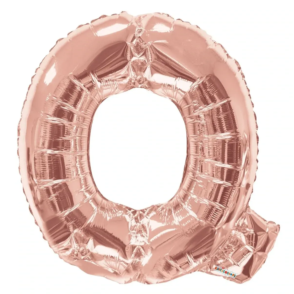 Foil Balloon Letter Q Rose Gold 34in