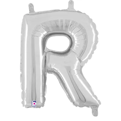 Silver Letter R 14"