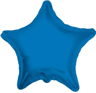 Foil Balloon Star Royal Blue 18in