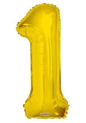 Foil Balloon Number 1 d 34in