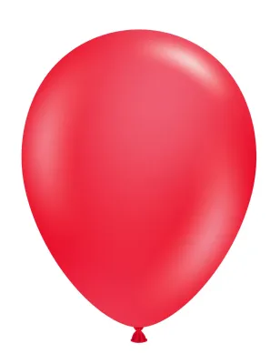 Tuftex Latex Balloons Red 17in - 50 pieces