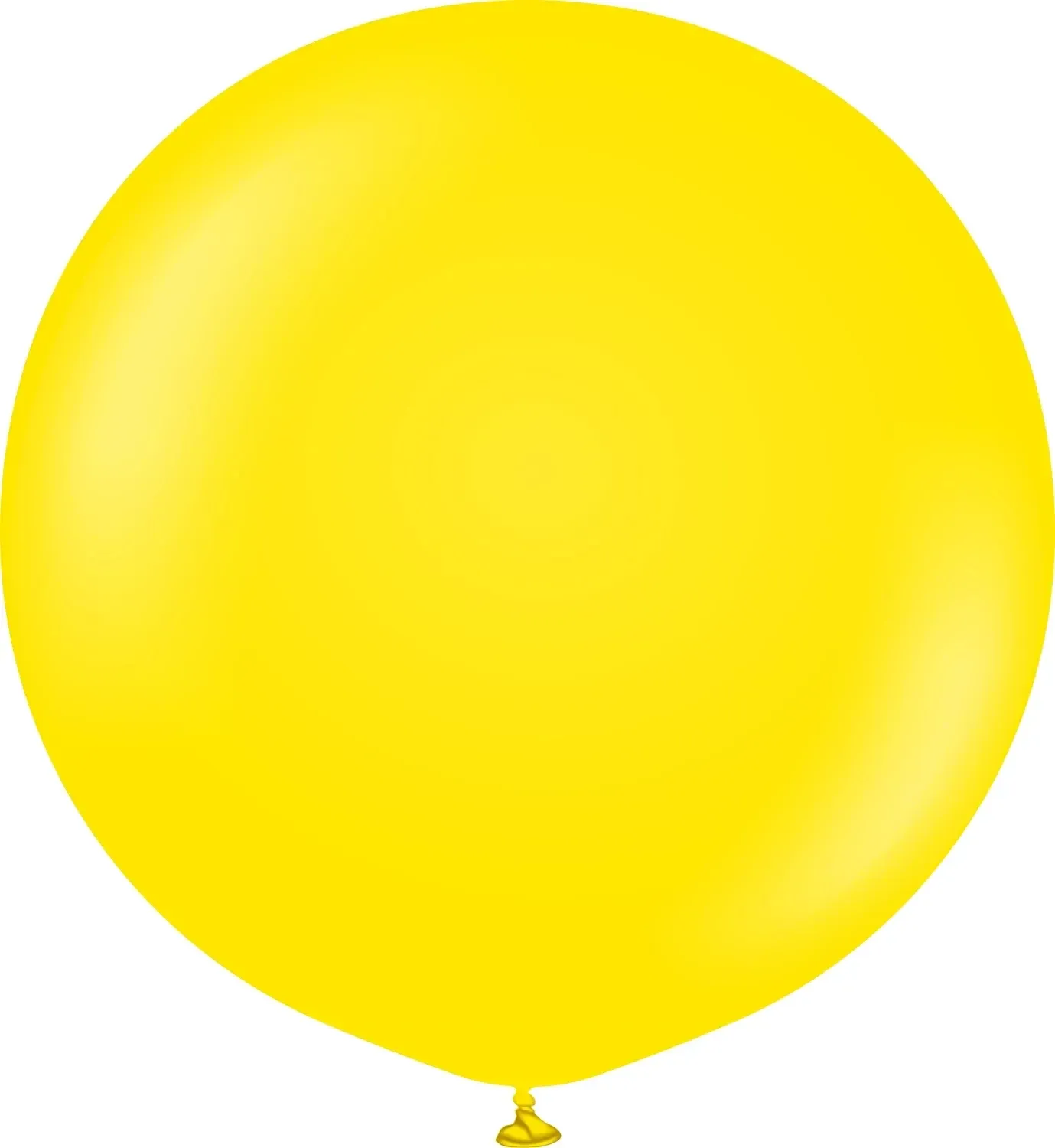 Kalisan Latex Balloons Standard Yellow 24in - 2 pieces
