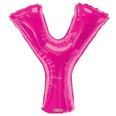 Foil Balloon Letter Y Rose Gold 34in