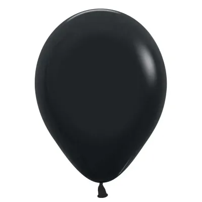 Sempertex Latex Balloons Deluxe Black 11in - 100 pieces
