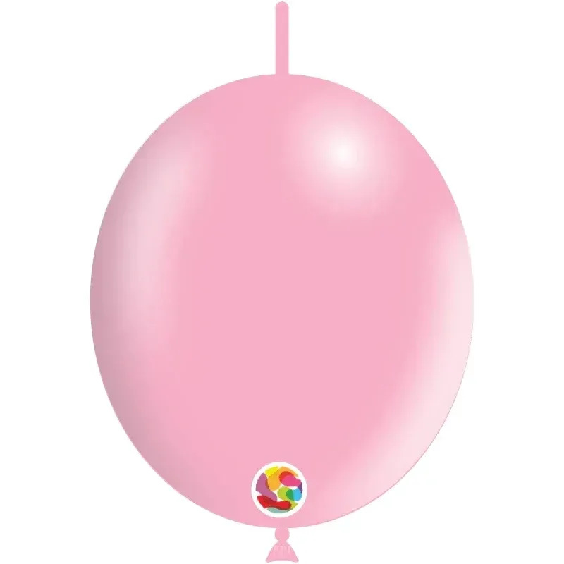 Balloonia Latex Balloons Matte Baby Pink 6in - 100 pieces
