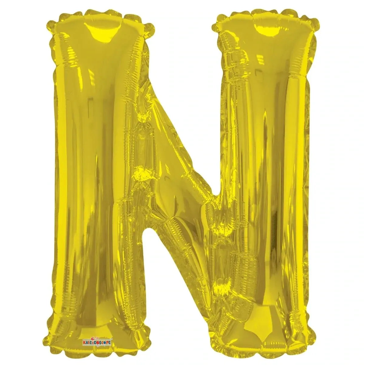 Foil Balloon Letter N Gold 34in