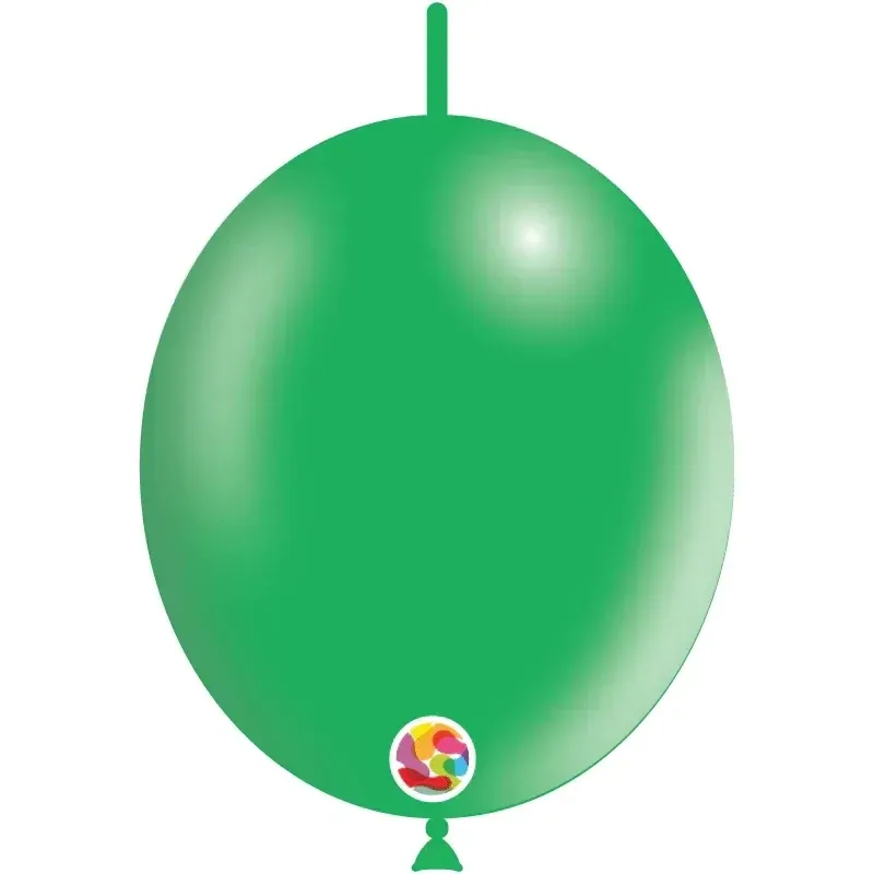 Balloonia Latex Balloons Standard Green 6in - 100 pieces