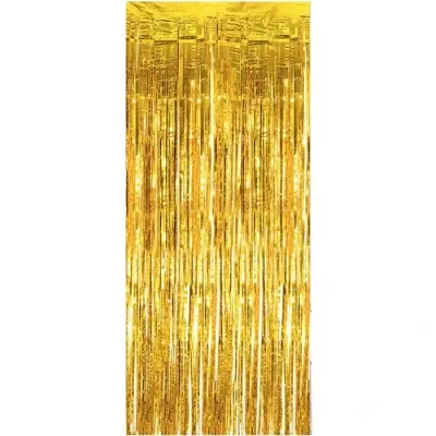Gold Fringe Curtain 40"x78"