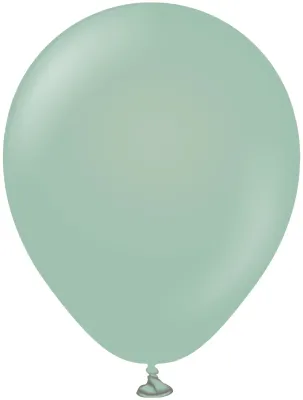 Kalisan Latex Balloons Retro Winter Green 5in - 50 pieces