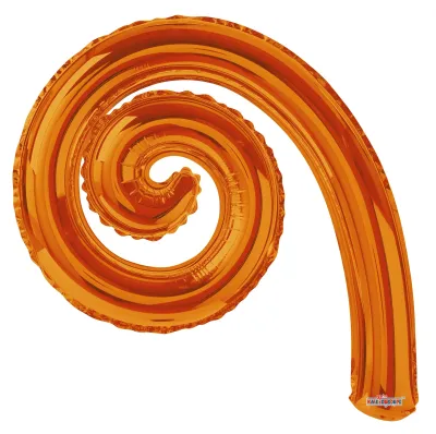 Kurly Spiral Orange 14"