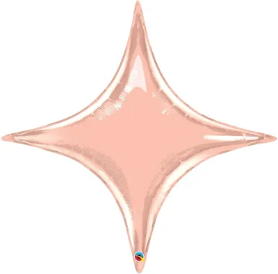 Foil Balloon Starpoint Rose Gold 20in