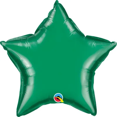 Foil Balloon Star Emerald 4in