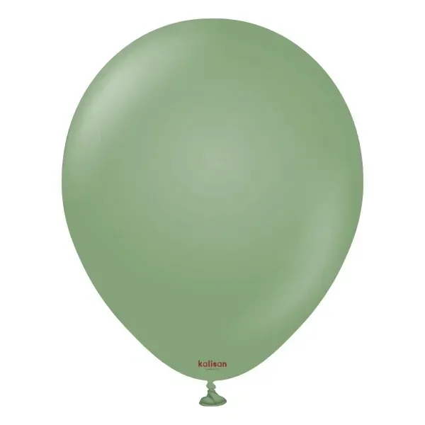 Kalisan Latex Balloons Standard Eucalyptus 18in - 25 pieces