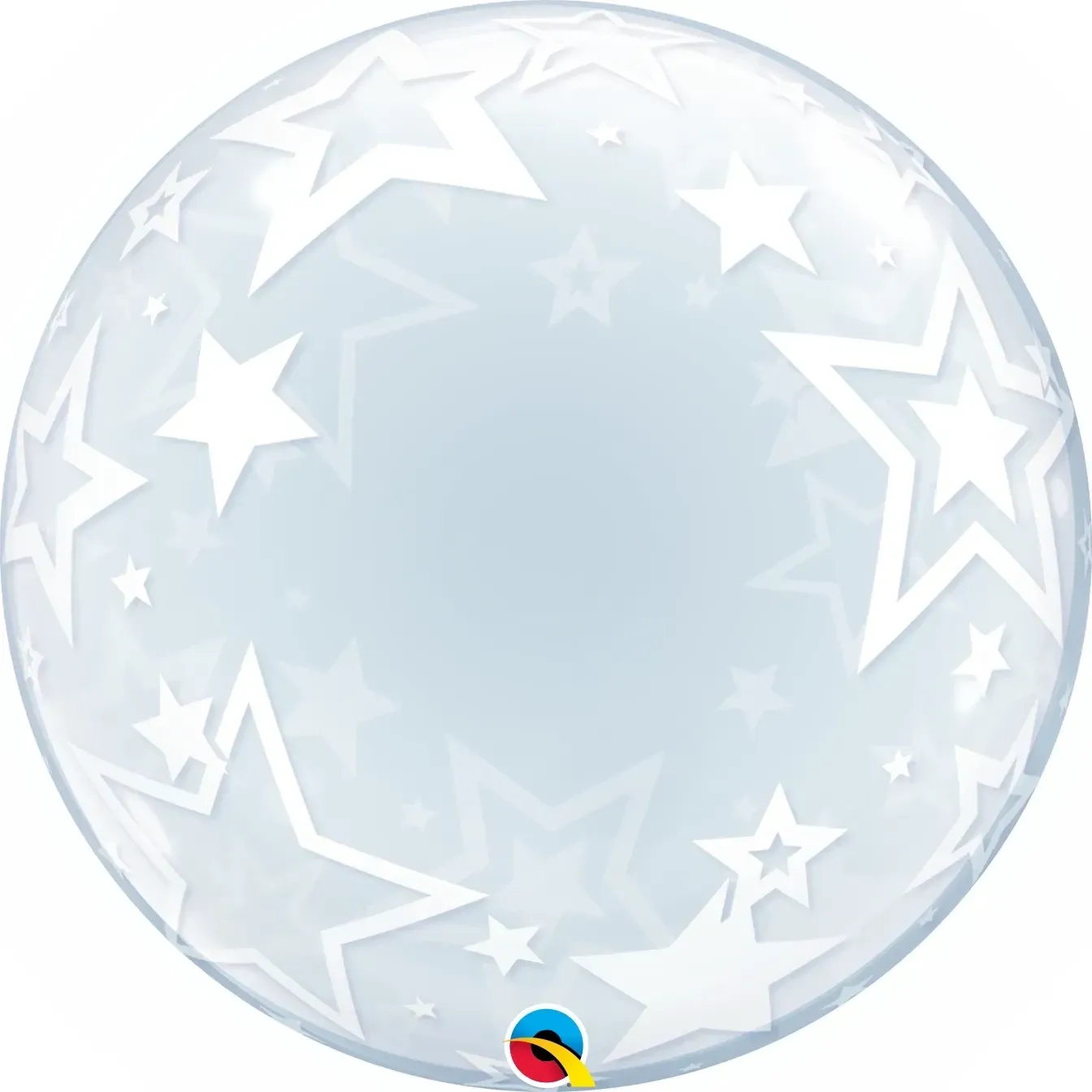 Bubble Balloon Stylish Stars 24in