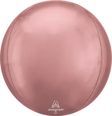 Foil Balloon Orbz Rose Gold 16in