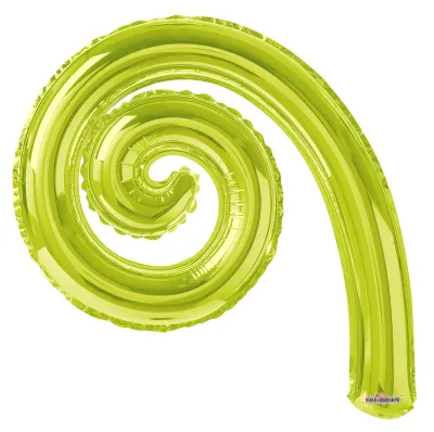 Kurly Spiral Kiwi 14"