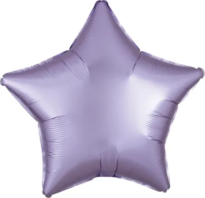 Foil Balloon Star Satin Luxe Pastel Lilac 18in