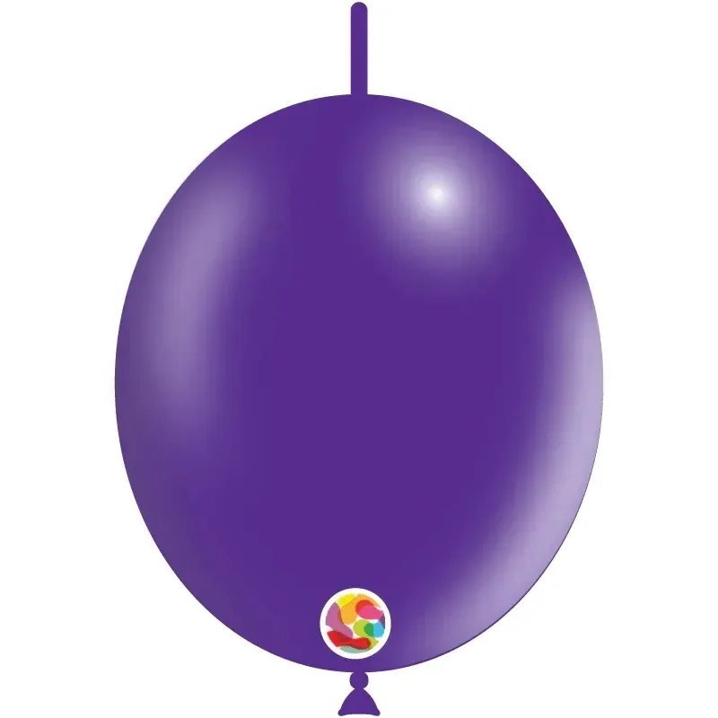 Balloonia Latex Balloons Standard Purple 6in - 100 pieces