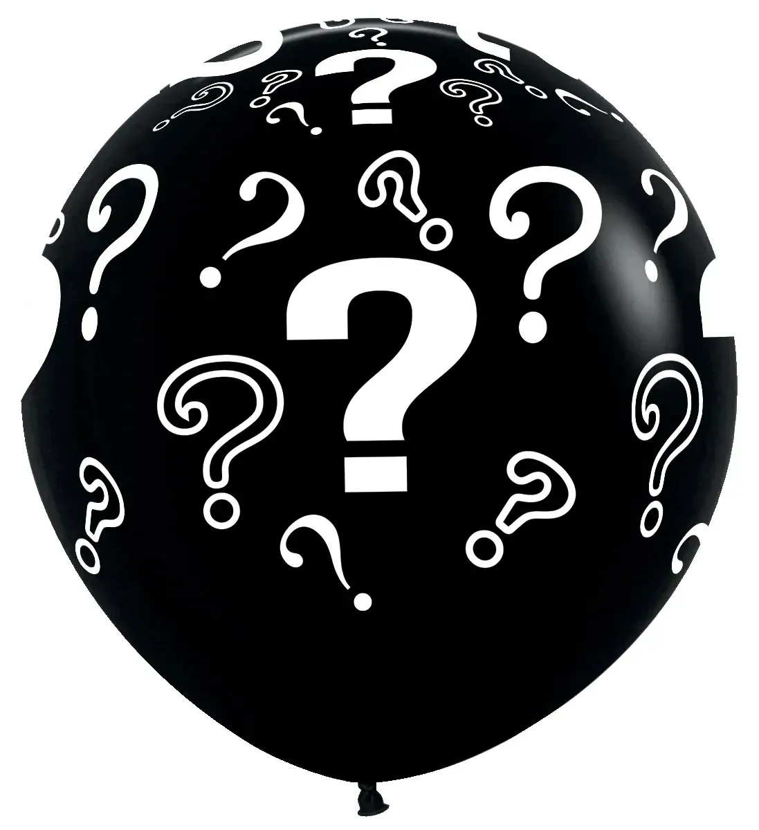 Sempertex Latex Balloon Question Mark Gender Revear 36in -  1 piece