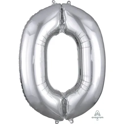 34" Silver #0 Flat 3pk